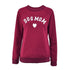Dog Mom Women's Plus Velvet Fashionable Long Sleeve Casual Sweatshirt Printing Heart-shaped Print Kawaii Sweatshirt Clothing - menochic
